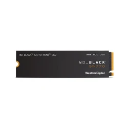 SSD накопитель Western Digital 1TB SN770 NVMe M.2 Black (WDBBDL0010BNC-WRWM)