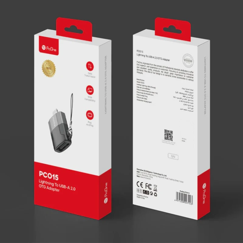 Переходник Proone PCO15 USB 3.0 to Lightning