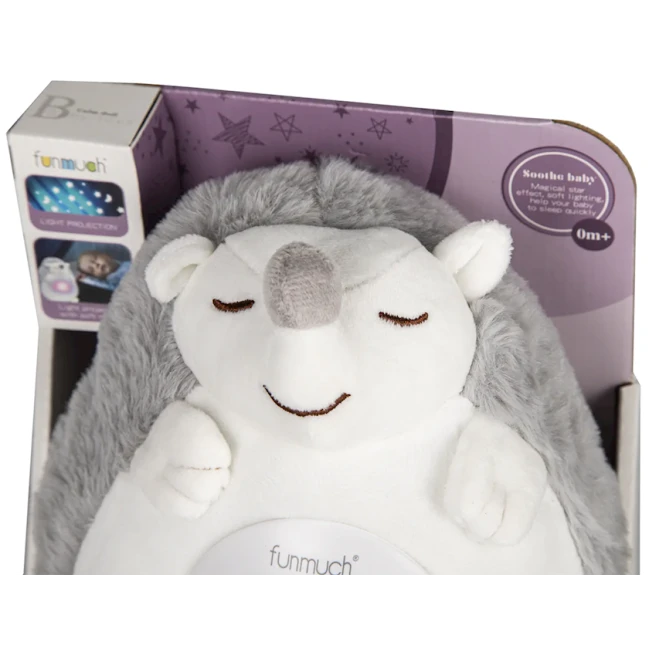 Ночник-проектор Funmuch Ежик FM666-25, серый