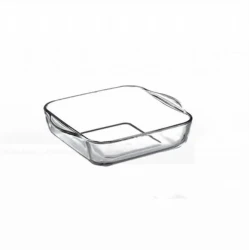 Bişirmə üçün forma Pasabahce Borcam 59034, 22х22 sm, şüşə, şəffaf