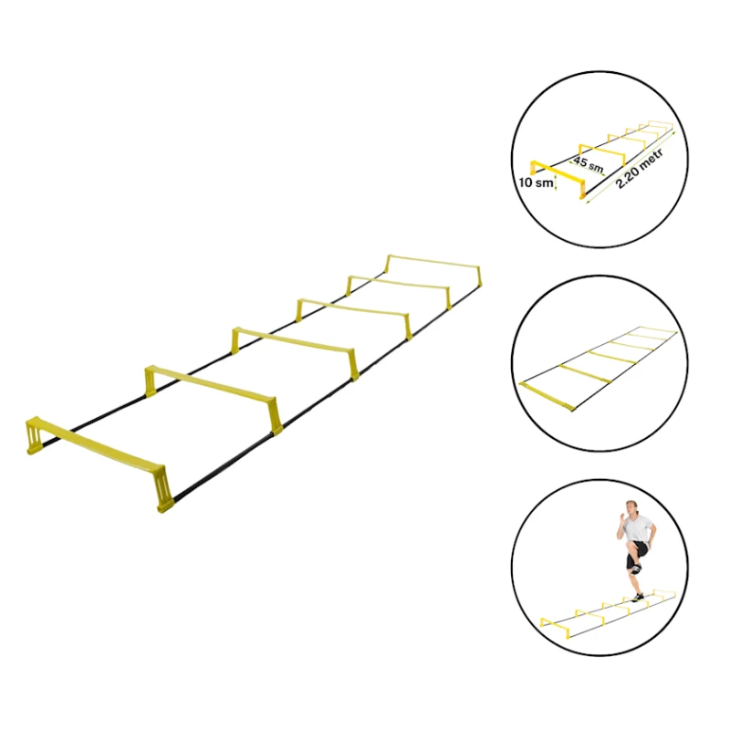 Тренировочная лестница Gymnic 1615/4, желтый, 220 см Тренировочная лестница Gymnic 1615/4, желтый, 220 см