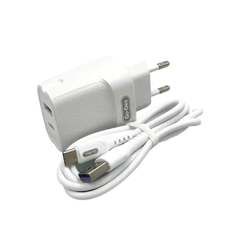 Сетевое зарядное устройство Go-Des SS213 20 W, Белый Сетевое зарядное устройство Go-Des SS213 20 W, Белый