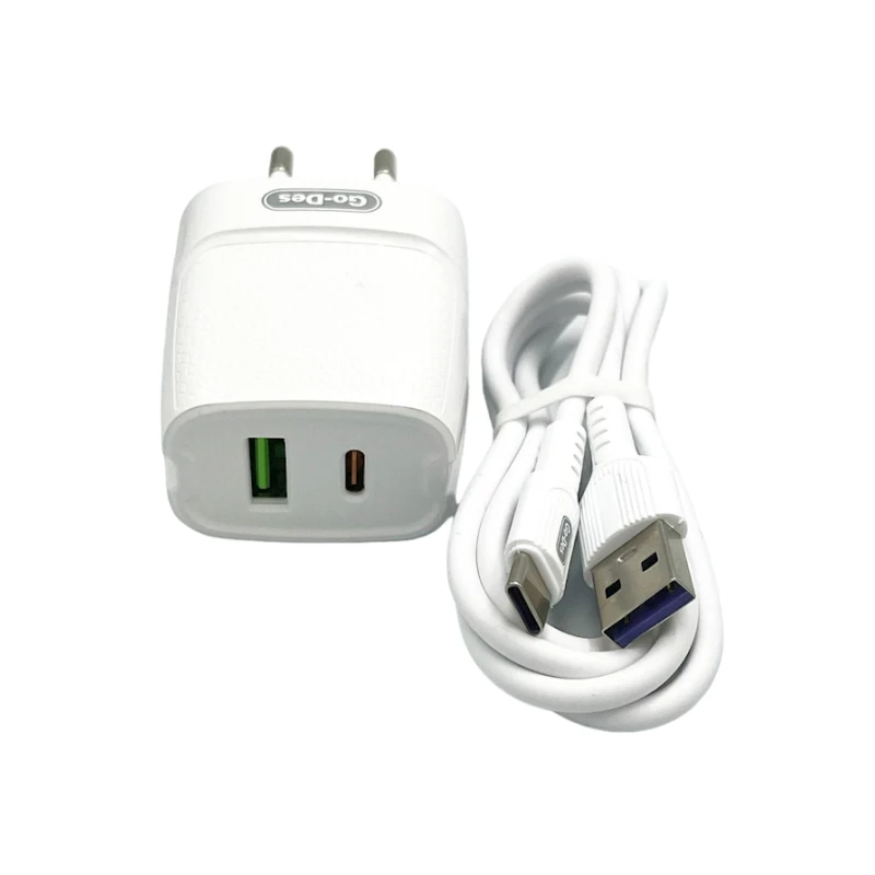 Сетевое зарядное устройство Go-Des SS213 20 W, Белый Сетевое зарядное устройство Go-Des SS213 20 W, Белый