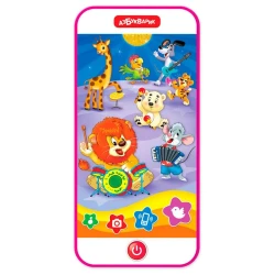 İnteraktiv oyuncaq Азбукварик 2783 Музыкальный смартфончик. Песенки и сказки. Мультяшка, 3+ yaş