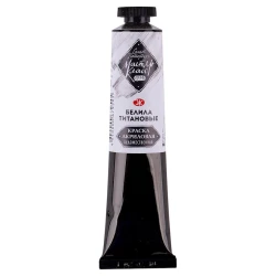 Акриловая краска Невская Палитра Мастер-Класс Белила Титановые, 46 мл Акриловая краска Невская Палитра Мастер-Класс Белила Титановые, 46 мл