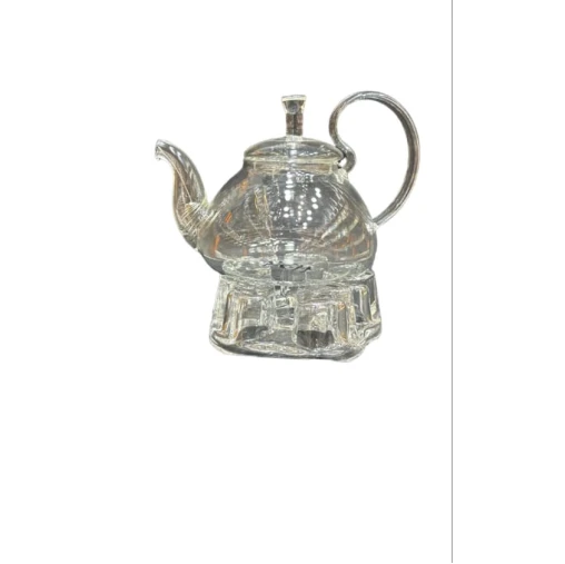 Dəmləmə çaydanı SLZ-550, altlıqla, şüşə, şəffaf, 750 ml