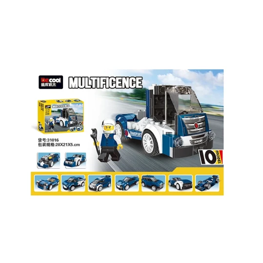 Blok konstruktor Decool Multificence Heavy Truck 31016, 216 element