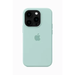Чехол для телефона Apple16 Pro light blue, силиконовый