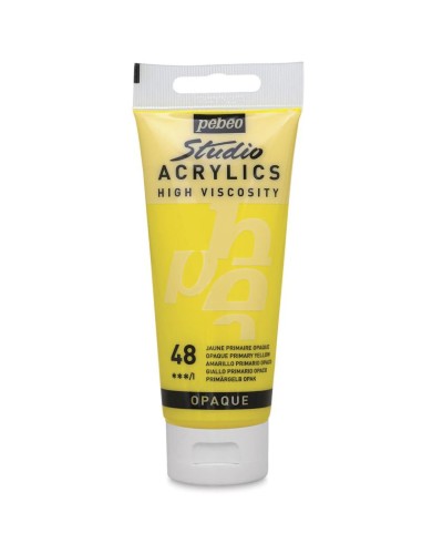 Akril boya Pebeo Studio Acrylics 48 İlkin Sarı Qeyri-şəffaf 100 ml