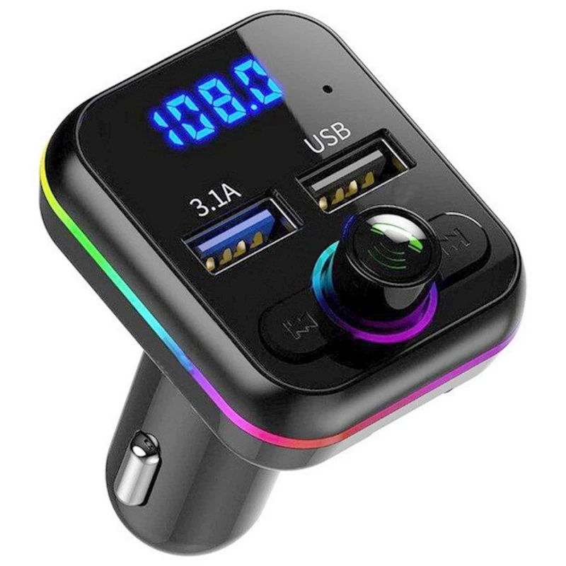 Автомобильный FM трансмиттер UN-M014 Black Автомобильный FM трансмиттер UN-M014 Black