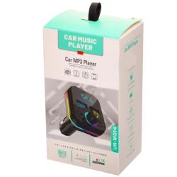 Автомобильный FM трансмиттер UN-M014 Black Автомобильный FM трансмиттер UN-M014 Black