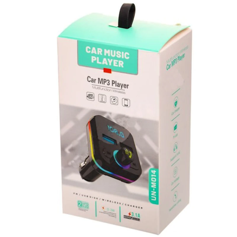 Автомобильный FM трансмиттер UN-M014 Black Автомобильный FM трансмиттер UN-M014 Black