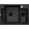 Кухонная мойка Deante Magnetic ZRM_G503, гранит, черная, 69x50x21.9 см