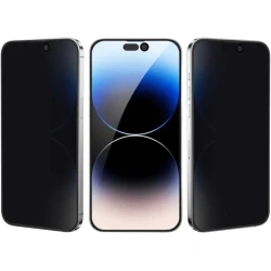 Защитное стекло Green Lion 3D Silicone Privacy Glass для Apple iPhone 14/13 Pro/13 Black - 6935100164014