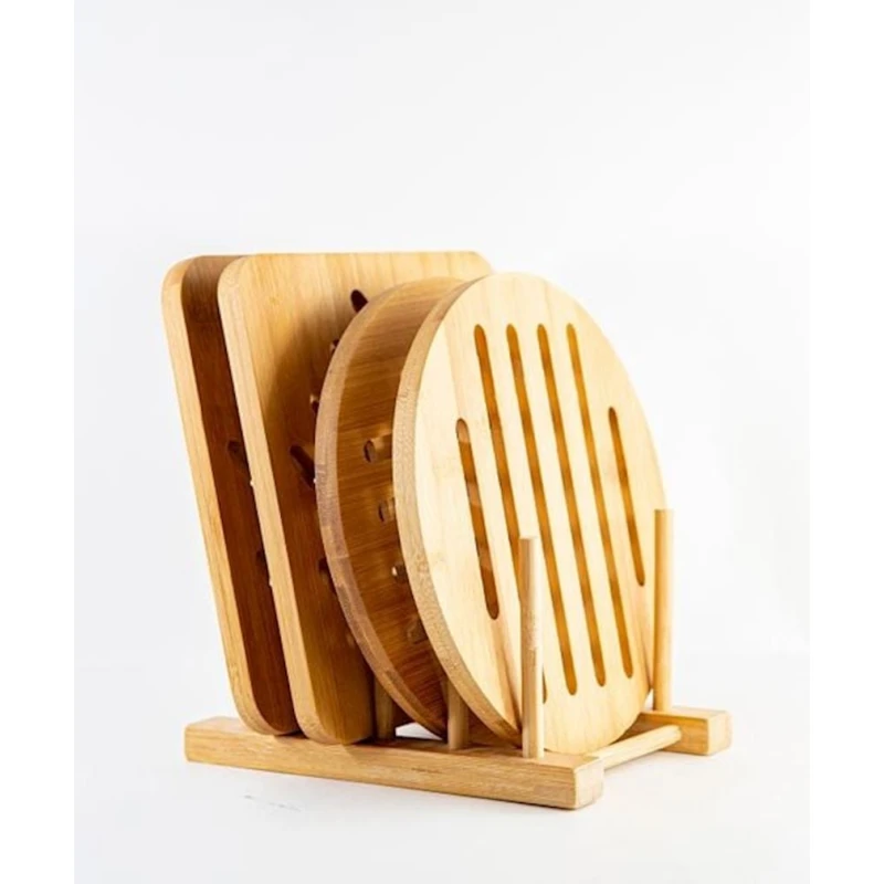 Набор Hom-me, 15x18 см, бамбук, бежевый Набор Hom-me, 15x18 см, бамбук, бежевый