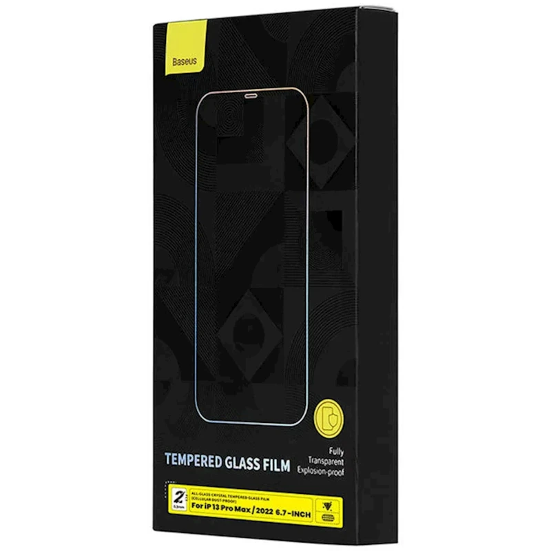 Защитное стекло Baseus 0.3 мм All-glass Crystal Tempered Glass Film для Apple iPhone 14 Plus/13 Pro Max, 2 шт. Защитное стекло Baseus 0.3 мм All-glass Crystal Tempered Glass Film для Apple iPhone 14 Plus/13 Pro Max, 2 шт.