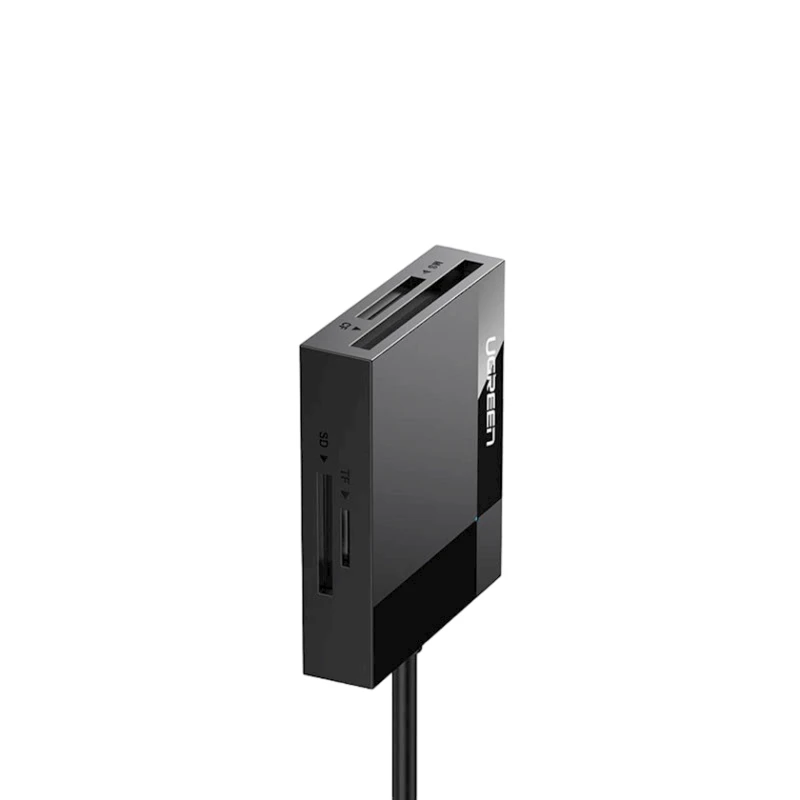 USB Хаб HUB Ugreen USB adapter 4 in 1 Black (6957303833337)