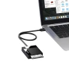 USB Хаб HUB Ugreen USB adapter 4 in 1 Black (6957303833337)