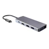 USB HUB Powerology 11in1 Type-C Hub, Серый USB HUB Powerology 11in1 Type-C Hub, Серый