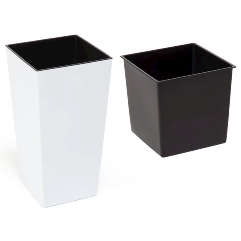 Горшок Lamela Finezja 14х14 см, пластик, белый Горшок Lamela Finezja 14х14 см, пластик, белый