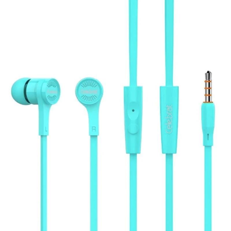 Проводные наушники Celebrat SKY-1 Blue Проводные наушники Celebrat SKY-1 Blue