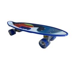 Скейтборд детский с ручкой, синий Скейтборд детский с ручкой, синий