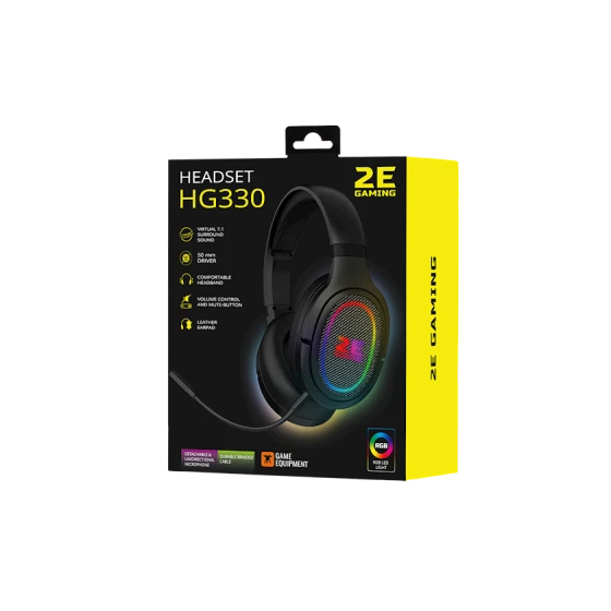 Наушники-гарнитура 2E HG330 7.1 Black Наушники-гарнитура 2E HG330 7.1 Black