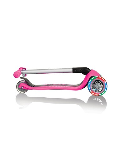 Samokat Globber Primo Foldable Fantasy Lights, uşaq üçün, 3-6 yaş, maksimal çəki 50 kq, çəhrayı