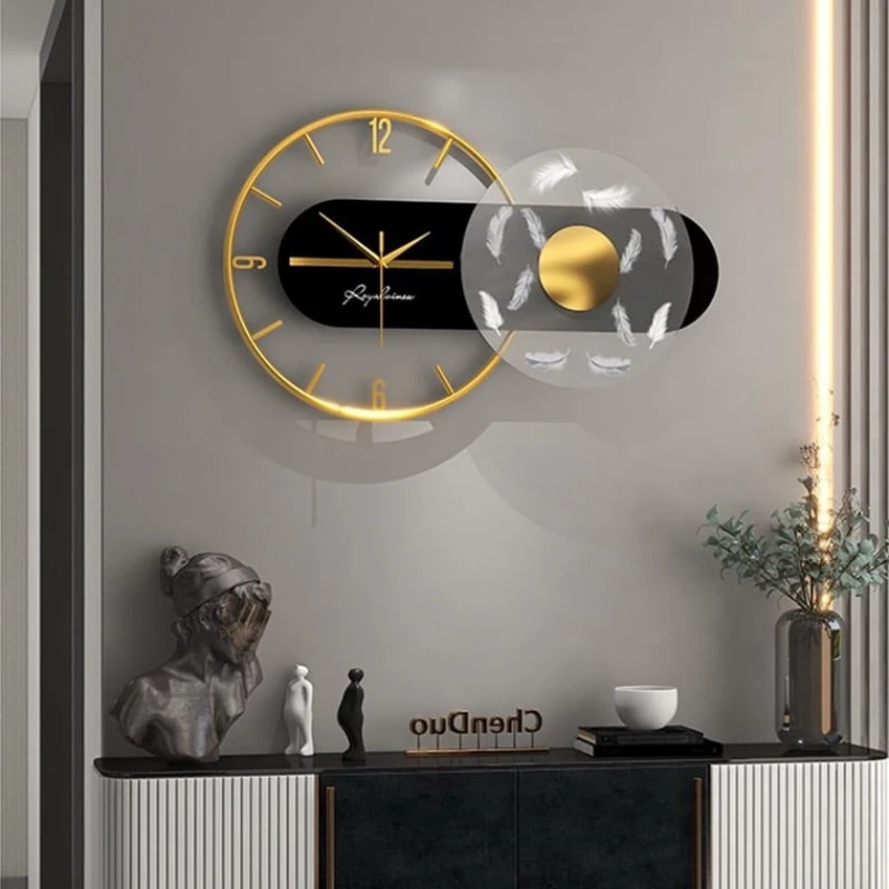 Настенные часы С перьями 6240_wallclock5, 36x60 см