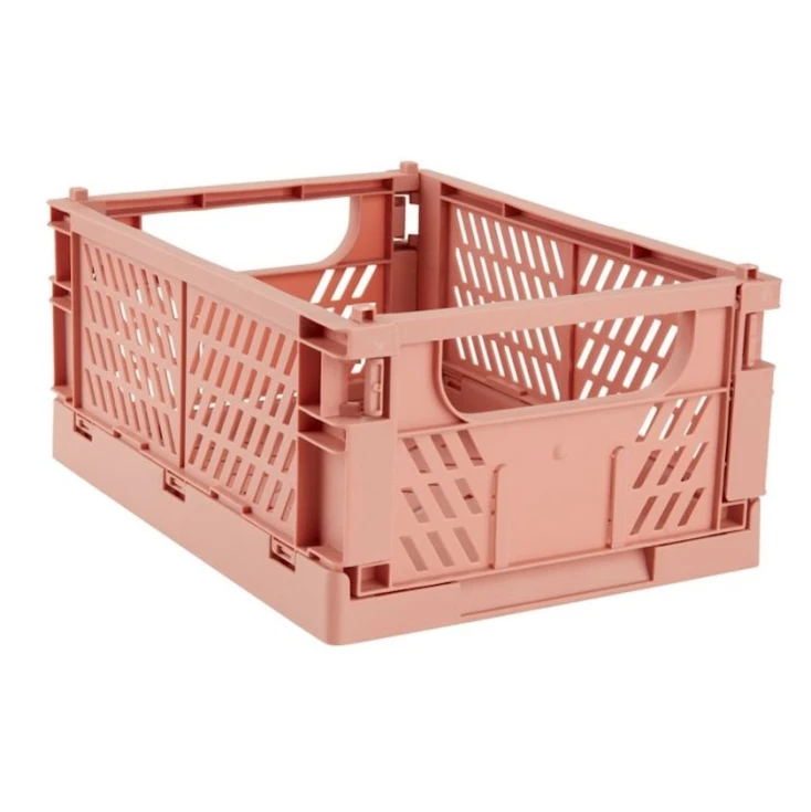 Ящик для хранения JYSK Milas 25x34x15 см, складной, коралл Ящик для хранения JYSK Milas 25x34x15 см, складной, коралл