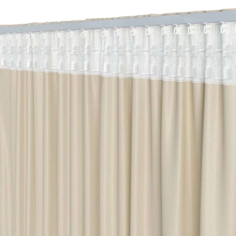 Штора JYSK Amungen, 140x175 см, полиэстер, песочный Штора JYSK Amungen, 140x175 см, полиэстер, песочный