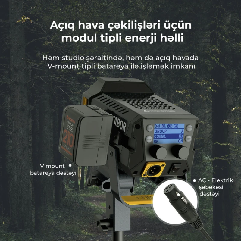 Светодиодный видеосвет Colbor CL120R Lite RGB Светодиодный видеосвет Colbor CL120R Lite RGB