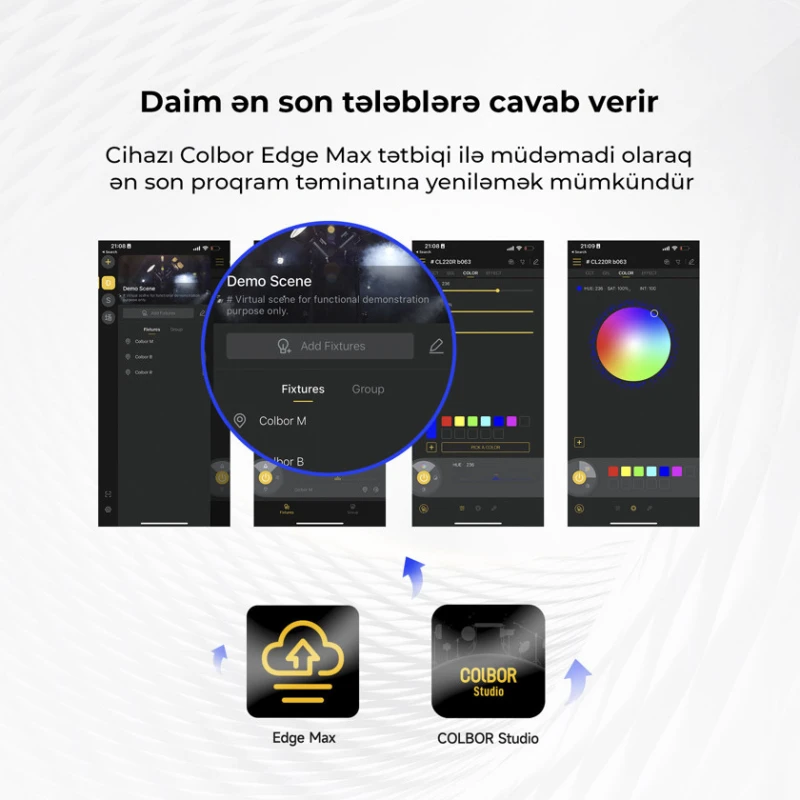 Светодиодный видеосвет Colbor CL120R Lite RGB Светодиодный видеосвет Colbor CL120R Lite RGB
