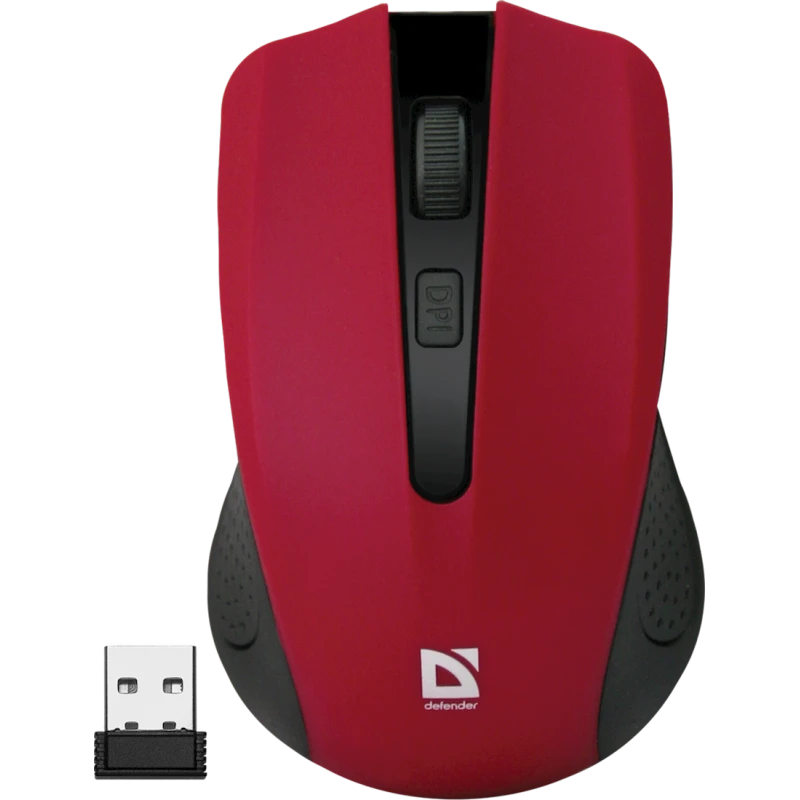 Мышь Defender Accura MM-935 Wireless Red (52937)
