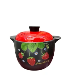 Qazan 15662394, keramika, rəngbərəng, 20 sm