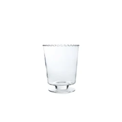 Şamdan Hom-me 24.5х19 sm, şüşə, şəffaf