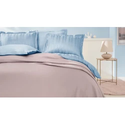 Покрывало пике Yataş Anders, 160x220 см, односпальный, бамбук/хлопок, светло-фиолетовый