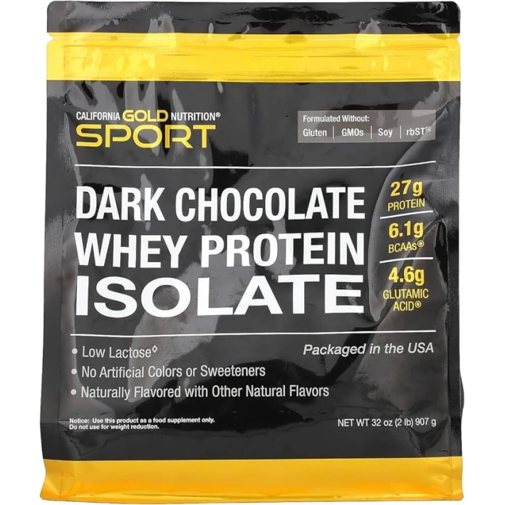 Protein California Gold Whey Izolyat Qara şokolad, 907 q Protein California Gold Whey Izolyat Qara şokolad, 907 q