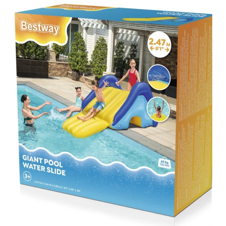 Надувная горка Bestway Extra Large Pool Slide, 247 x 124 x 100 см
