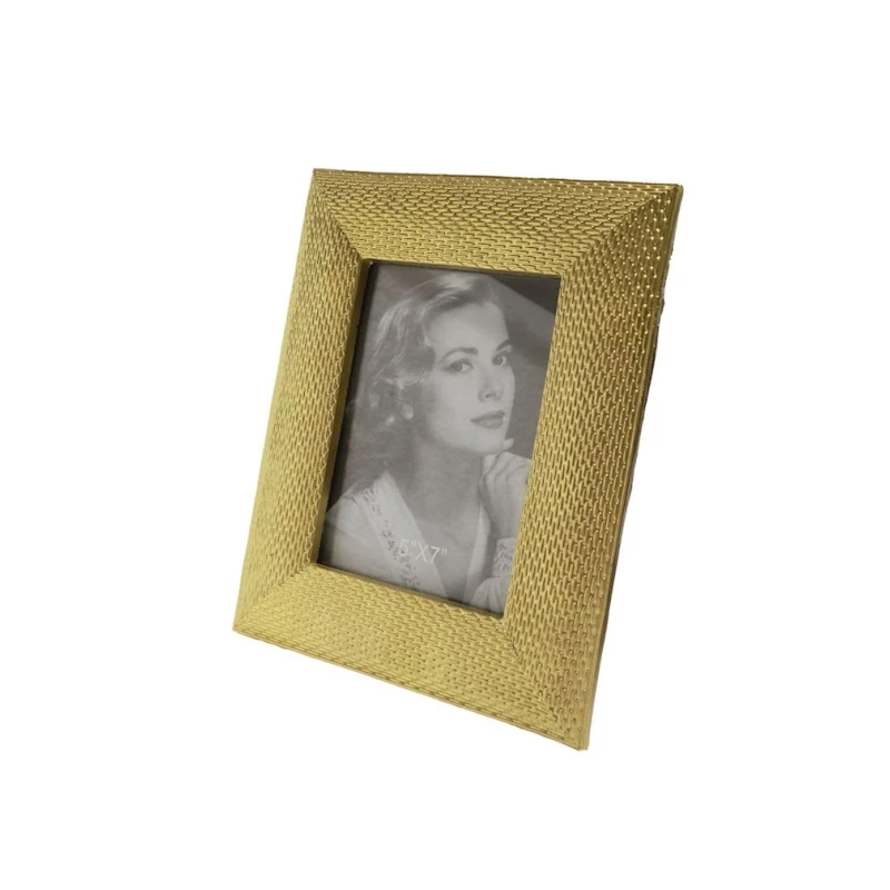Фоторамка Hom-me 106401, 5x7 см, золотистая Фоторамка Hom-me 106401, 5x7 см, золотистая