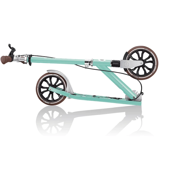 Самокат Globber NL-205 Deluxe, yığılan, зеленый
