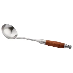 Половник Emsan Woody 35 см, нержавеющая сталь, серебристый