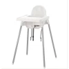 Детский стульчик для кормления Ikea Antilop, белый, полипропилен, 56x62x90 см, 15 кг
