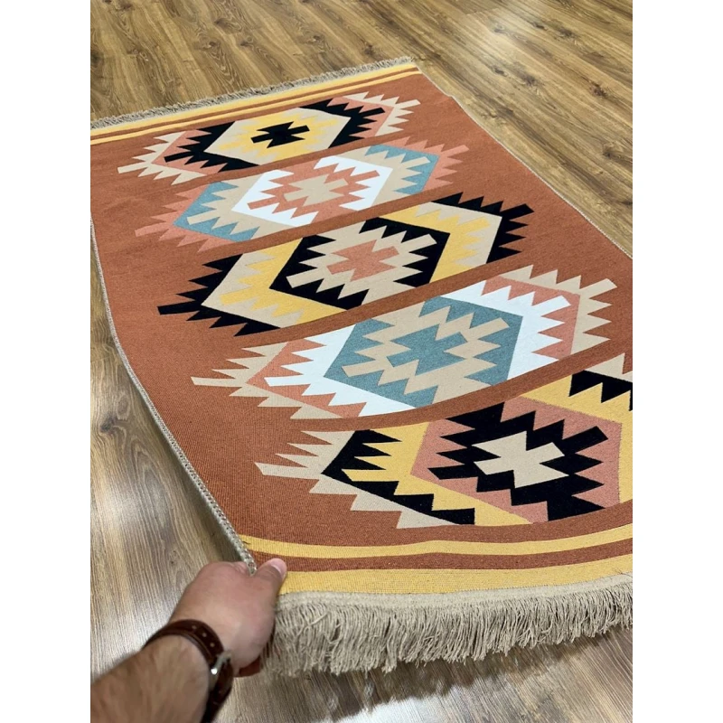 Ковер Natural Halı Arya ARMULTY052, 120x180 см, хлопок, разноцветный Ковер Natural Halı Arya ARMULTY052, 120x180 см, хлопок, разноцветный