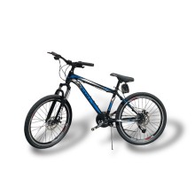 Velosiped Start Light 24, alüminium, qara/göy