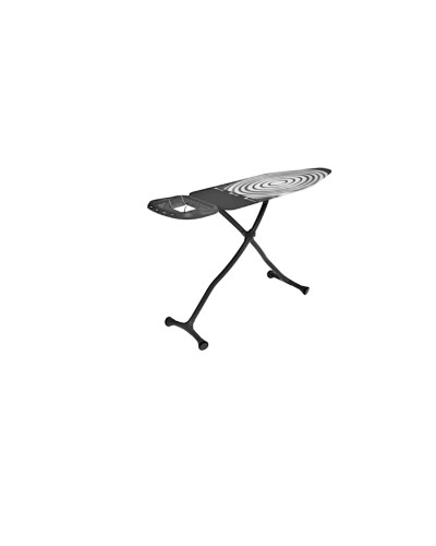 Ütü masası Perilla, 125x45 sm, qara/boz