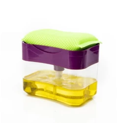 Мыльница с губкой 13×10×11 см, розовая Мыльница с губкой 13×10×11 см, розовая