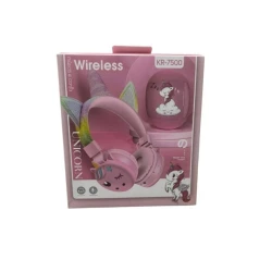Беспроводные наушники Karler KR-7500 Unicorn - KR-7500 Pink