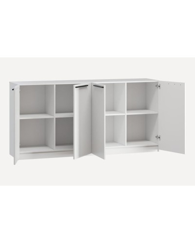 Komod Ev Plus Kimbol 12115548, LDSP, ağ, 90x44x183 sm