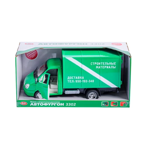 Автофургон Play Smart 9123, 38x22 см, от 3 лет, зеленый Автофургон Play Smart 9123, 38x22 см, от 3 лет, зеленый